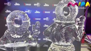 Los mejores escultores de hielo del mundo preparan Ice Festival en Torrejón de Ardoz [upl. by Madella]