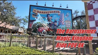 The Barnstormer  Featuring the Great Goofini  Ride POV 4K  Walt Disney World Magic Kingdom [upl. by Chelsey]