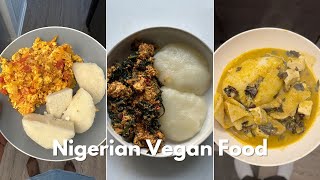 A Full Day of Vegan Nigerian Food [upl. by Ennovart387]