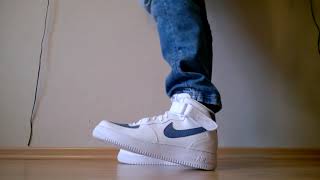 Butyshoes Nike Air Force 1 MID 07 315123125 na nogachon feet [upl. by Delanty892]