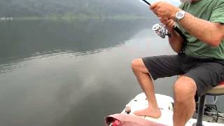 Lure fishing adventure  wild natural reservoir in chiang mai [upl. by Etnoled]