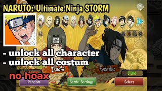 Unlock all character  NARUTO Ultimate Ninja STORM  working 100 [upl. by Buchbinder317]