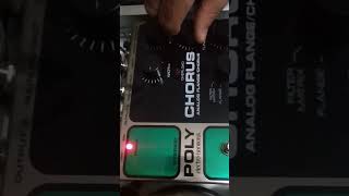 Electro Harmonix Poly Chorus test shorts electroharmonix [upl. by Nonnairb]