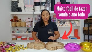 Cesta fácil para vender o ano inteiro faça e venda muito [upl. by Spillihp]