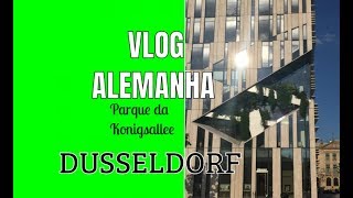 VLOG ALEMANHA PARQUE DA KONIGSALLEE [upl. by Suivatnod]