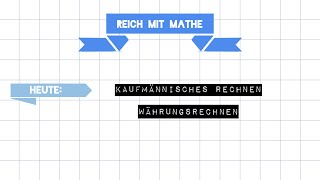 Währungsrechnen [upl. by Kenwood]