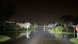 Driving Around Bradenton Florida During The Eye Of Hurricane Milton [upl. by Hoon]