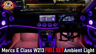 Mercedes Benz E Class W213 Ambient Light System [upl. by Nicodemus]