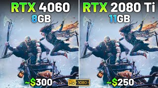 RTX 4060 vs RTX 2080 Ti  Test in 15 Games  1080p [upl. by Fallon679]