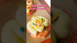 Viral Fruity Pebbles Cake Mix Cookies Recipe [upl. by Nashoma]