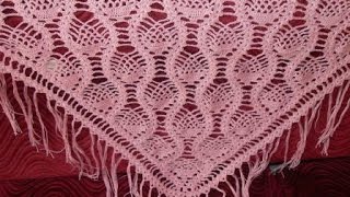 ШАЛЬ КРЮЧКОМ quotАНАНАСЫquot  2019  SHAWL CROCHET PINEAPPLES  SHAWL HÄKELN ANANAS [upl. by Hamford54]