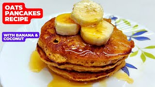 I Tried the Viral Eggless Banana Oats Pancakes [upl. by Nealson]