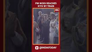 PM Modi Arrives In Ukraine By Train  PM Modi News  India Today [upl. by Adnyc203]