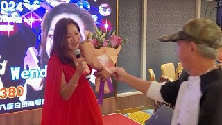 夕陽之歌婚紗背後Wendy雲迪🎶🎤20241102Wendy amp Fanny雙妹嘜音樂會🎉 [upl. by Aierb]