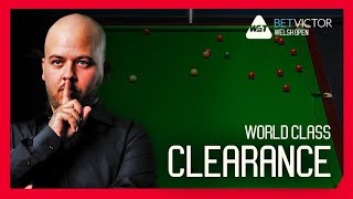 BEST CLEARANCE EVER  Brecel makes INCREDIBLE Break vs Dott 🤯  BetVictor Welsh Open [upl. by Higinbotham]