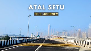 Mumbai Transharbour Link Atal Setu Full Journey  Chirle to Sewri End To End Drive [upl. by Vaas694]