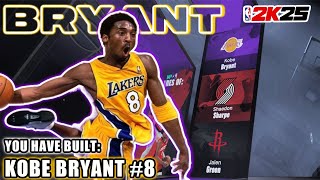 BEST KOBE BRYANT 8 BUILD IN NBA 2K25 [upl. by Inalaeham]