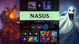 Nasus Jungle vs Nocturne Dominating  EUW Master Patch 1422 [upl. by Ahrens]