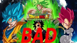 why dragon ball super broly was bad EXPLAINED [upl. by Hairahcez]