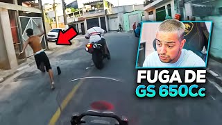 CORINGA REAGINDO A GS 650cc  BRAÇÃ0 N0 T0QUE  SEM PIN0TE [upl. by Hak992]