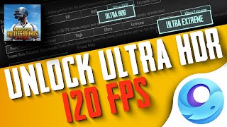 How to Enable Ultra HDR With 120FPS in PUBG Mobile V32 on Gameloop [upl. by Meredithe]