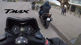 ON SORT LES 3 TMAX 530  AKRAPOVIC  ancienne vidéo [upl. by Scammon694]