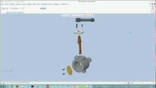 Creo Parametric  Exploding Assemblies [upl. by Tuttle]