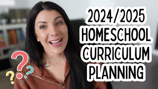 Planning 20242025 Homeschool Curriculum Picks What Will We Use [upl. by Anar]