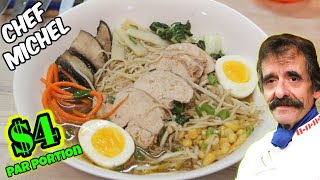 Ramen maison au poulet  Recette facile et idéale pour les étudiants [upl. by Bernj]