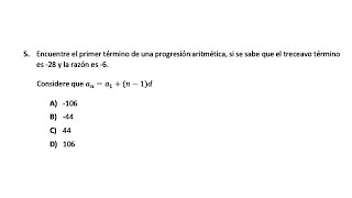 Pregunta 5 Matemáticas Guía EXACER COLBACH 2023 [upl. by Irem929]