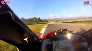 Ducati Panigale 1199R Onboard  Mugello  Manuel Poggiali 1559 [upl. by Elberta]