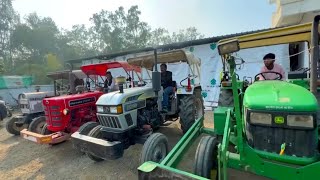 tractors power test Mahindra Arjun Novo Eicher Mahindra New Holland Sonalika John Deere JCB [upl. by Surat]