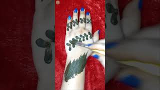 Back hand dulhan easy simple mehndi design shortvideo youtubeshorts shortsfeed mehndidesign [upl. by Arbma]