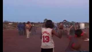 Aboriginal Initiation Ceremonies in the Pilbara Part 11b Throwing the bark [upl. by Becht]