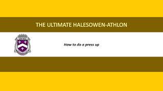 The Ultimate Halesowenathlon Press ups [upl. by Aneem]