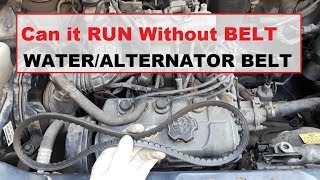 If ALTERNATOR Belt breaks  will car start and drive [upl. by Gurtner]