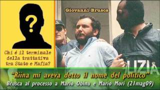 Brusca quotRiina mi disse il nome del terminale politico della trattativa MafiaStato del 1992quot [upl. by Merce533]