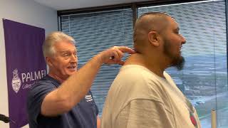 Houston Chiropractor Dr Gregory Johnson Helps Man From Oklahoma With Dowagers Hump  FHP Posture [upl. by Dionis]