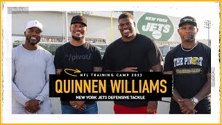 Quinnen Williams NY’s 96M Man Jets Super Bowl Bound Talks Rodgers AD amp Chris Jones  The Pivot [upl. by Sigfrid]