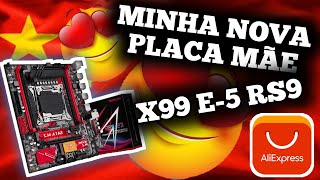 COMPREI AQUERITINHA MACHINIST X99 R5 RS9 DO ALIEXPRESS ENBOX 2024 [upl. by Naihtniroc]