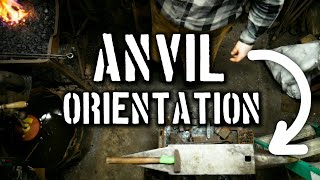 Proper Anvil Orientation From Forge  Blacksmith Shop Layout [upl. by Ferris]