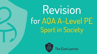 AQA ALevel PE 2022 Revision Sport in Society [upl. by Chloette]