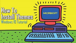 How to Install New Desktop Themes on Windows 10 Bonus Favorite Themes [upl. by Icak]