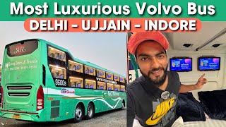 Delhi to Indore in Raj Ratan luxurious Volvo bus [upl. by Rawde]