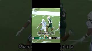 This Miami offense is CRAZY youtubeshorts collegefootball footballshorts football [upl. by Hsot]