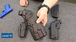 Safariland® Holsters  Levels of Retention 101 Level I  Level IV [upl. by Galasyn]