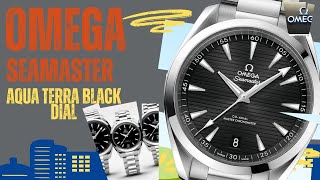 New Release Omega Seamaster Aqua Terra Black Dial [upl. by Esylla]