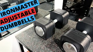 Ironmaster Adjustable Dumbbells Review 575LBs Expansion up to 120LBs amp Heavy Handle Kit [upl. by Lartnom]