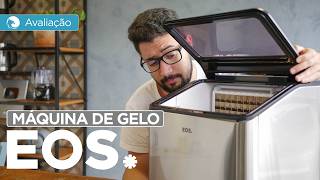 Uma Forma de Gelo A Cada 7 Minutos Máquina de Gelo EOS Ice Compact Inox  Avaliação da Harpyja [upl. by Clotilda]