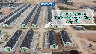 Tahap Kerja Pembinaan Feb24 di Scientex Bandar Jasin [upl. by Christal]